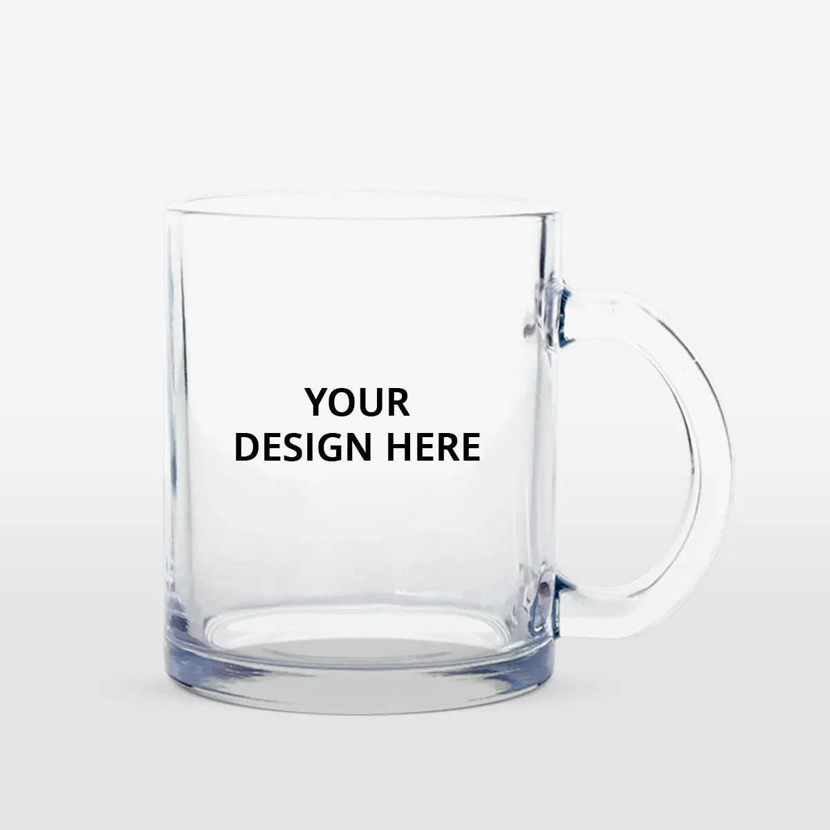 11oz Clear Glass Sublimation Mug – 12 Per Case