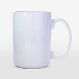 15oz White Ceramic Sublimation Mug – 12 Per Case