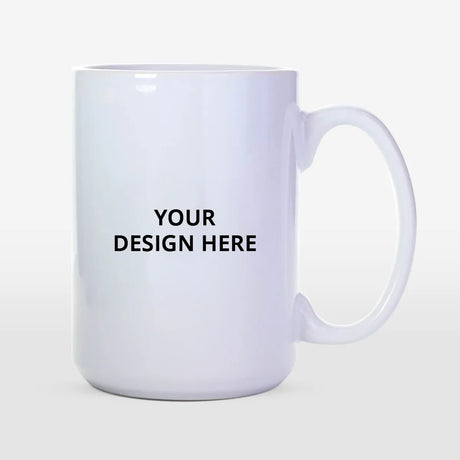 15oz White Ceramic Sublimation Mug – 12 Per Case