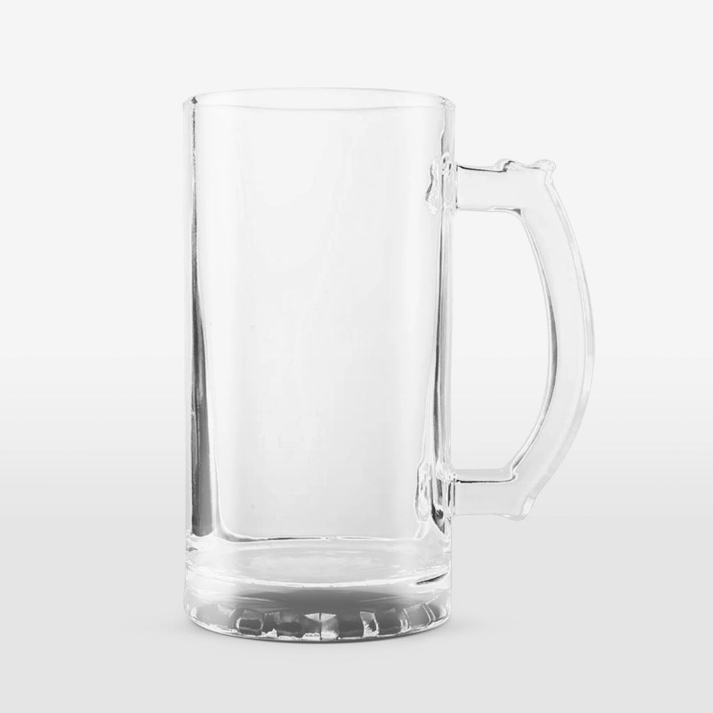 11oz Clear Glass Sublimation Mug – 12 Per Case