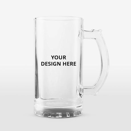 16oz Clear Glass Sublimation Mug – 12 Per Case 