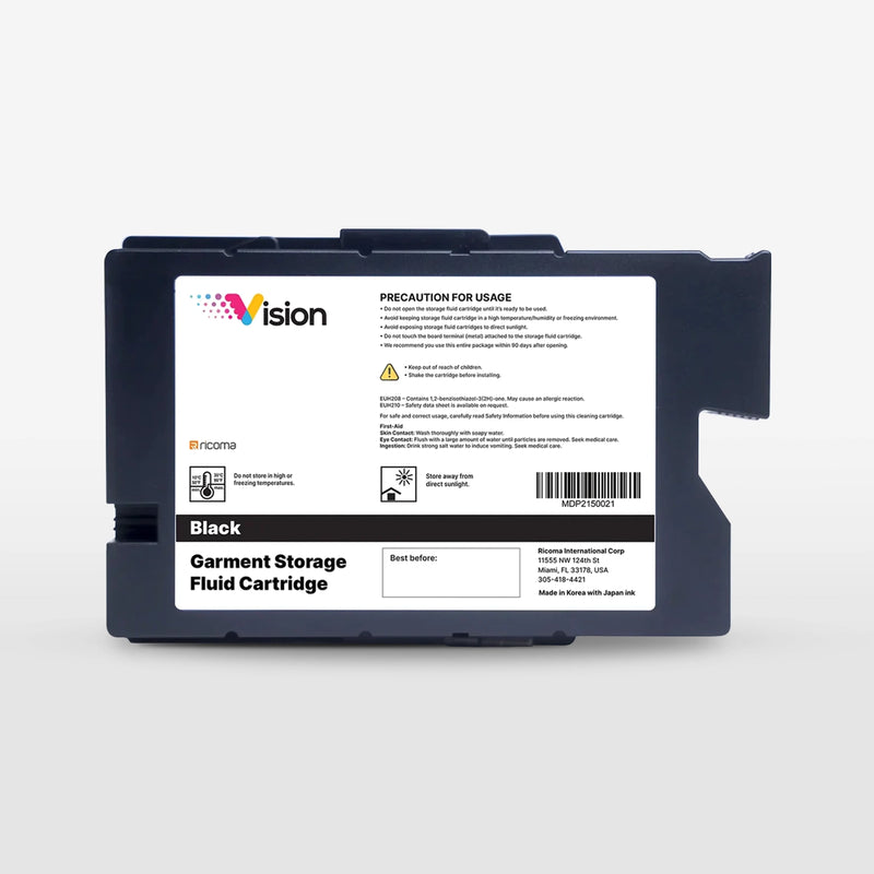 Ricoma Vision DTG Printer Storage Fluid Cartridges
