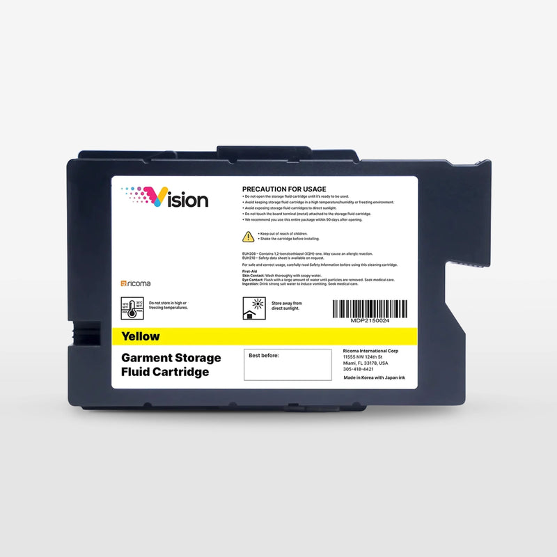 Ricoma Vision DTG Printer Storage Fluid Cartridges