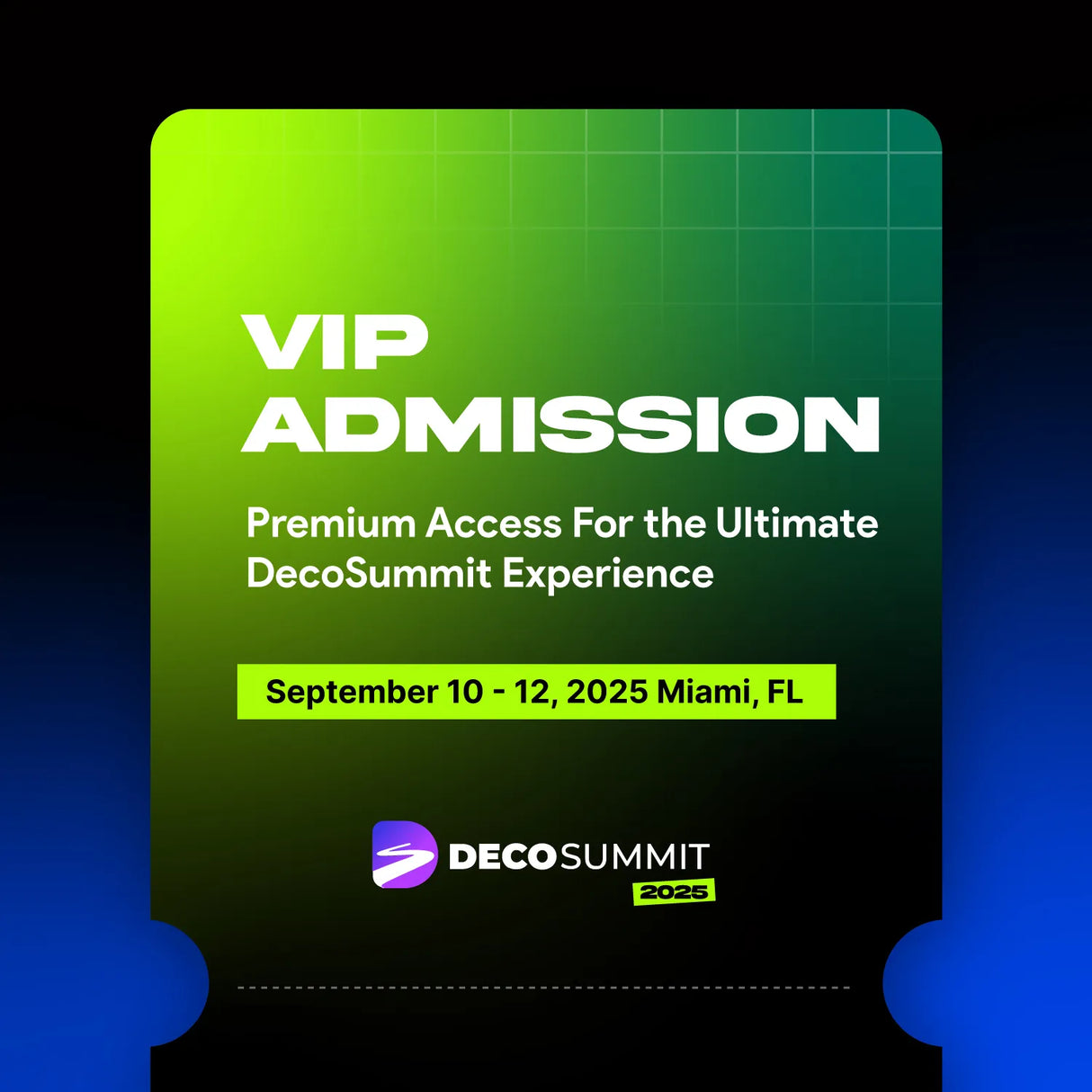 DecoSummit VIP Admission Ticket: Includes Hands-On Training