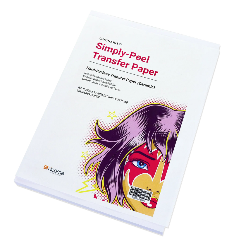 Luminaris 200 Simply-Peel Media Hard Surface 1-Step Transfer Paper (100 sheets)