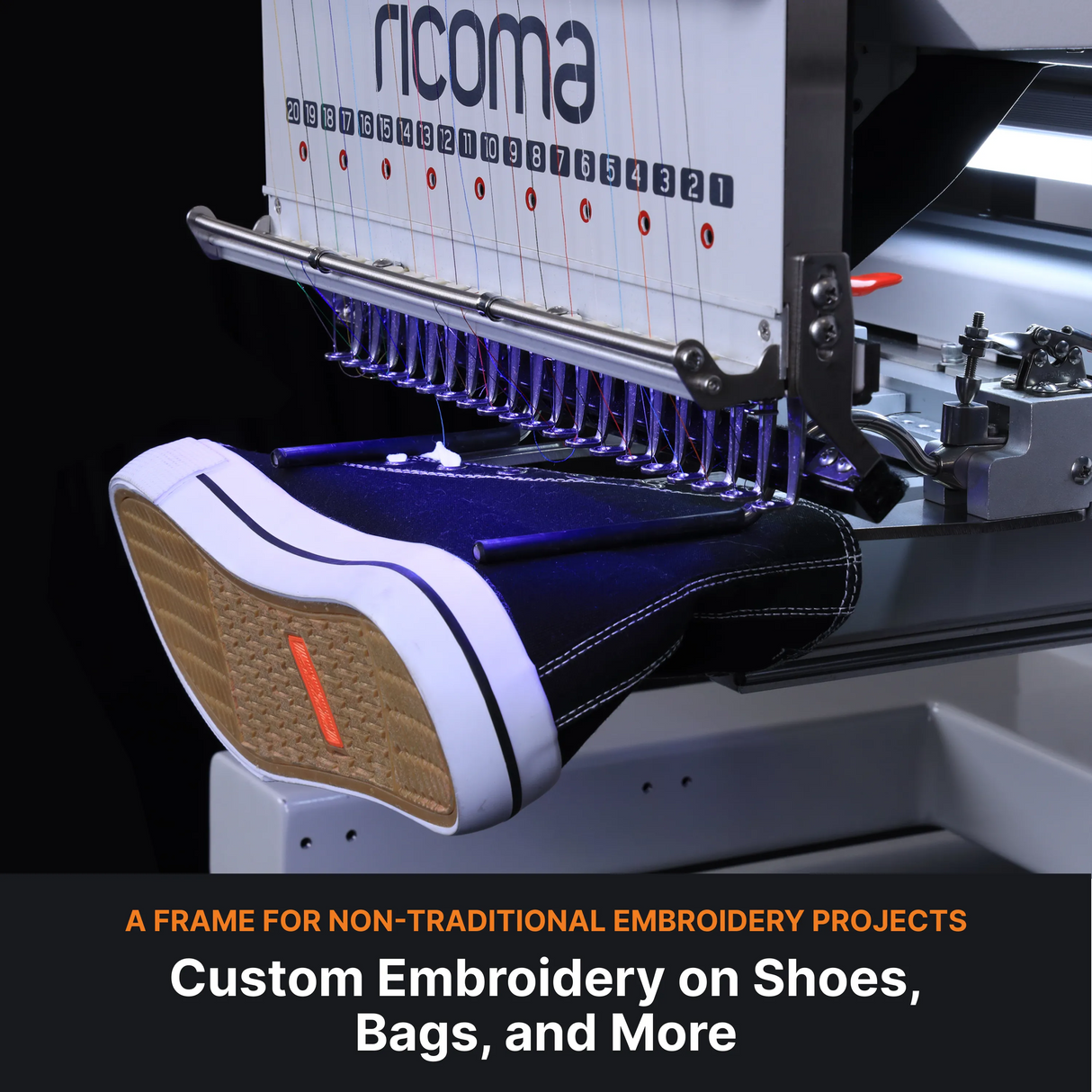 Manual Robot Frame for Embroidery on Shoes, Bags, and More – Ricoma ...