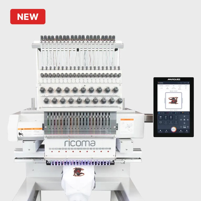 Ricoma Embroidery Machine with HD touch Screen - 10 Needle M