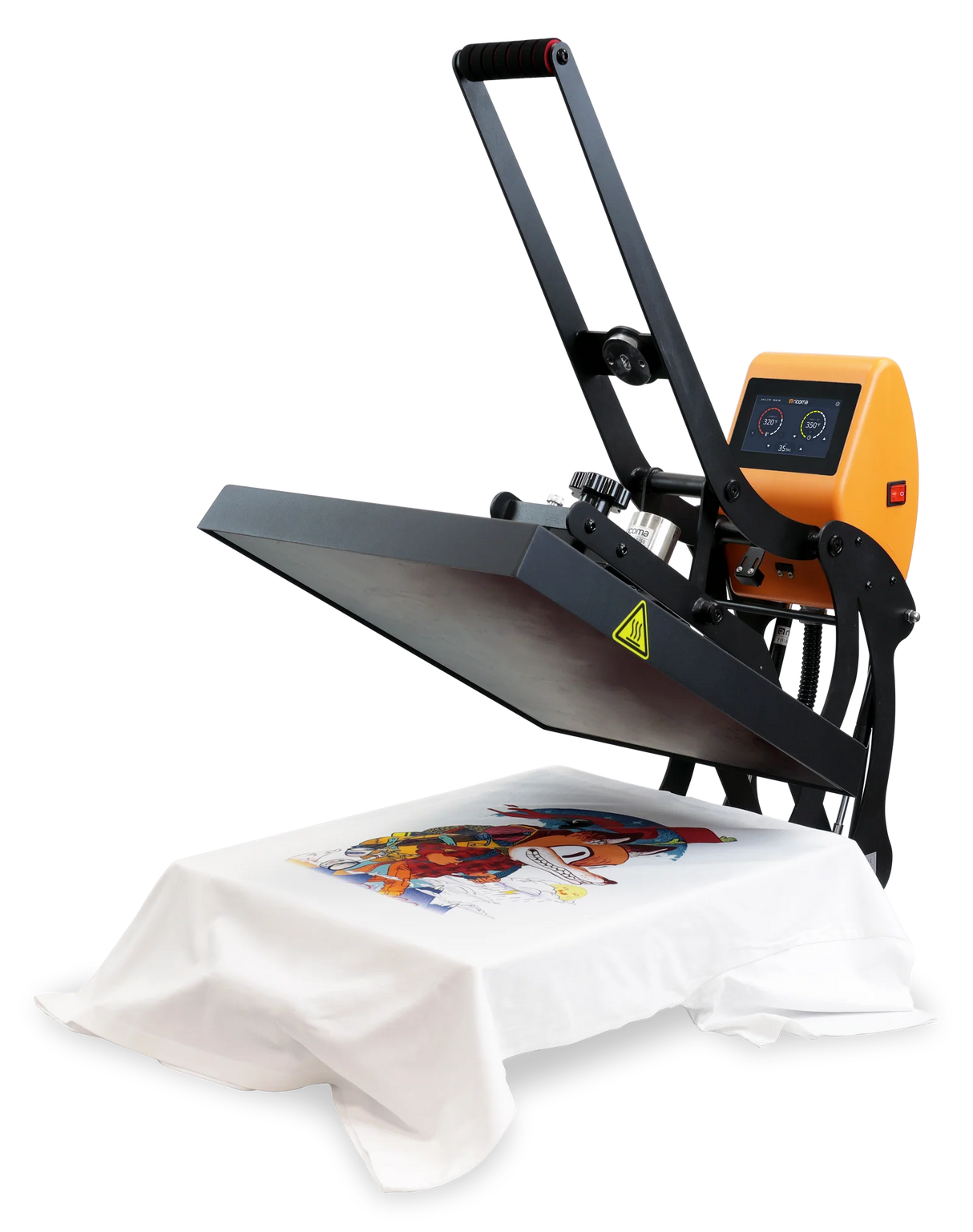Ricoma Auto Open 16" x 20" Flat Heat Press & Cap Heat Press Bundle