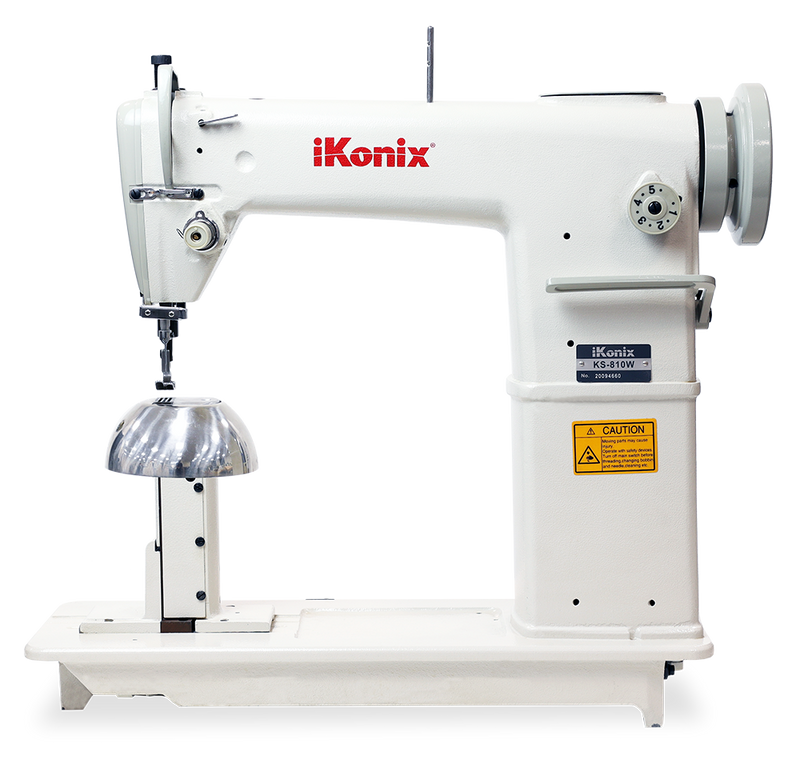 iKonix Single-Needle Industrial Sewing Machine - KS-810W (includes table,  stand, & servo motor)