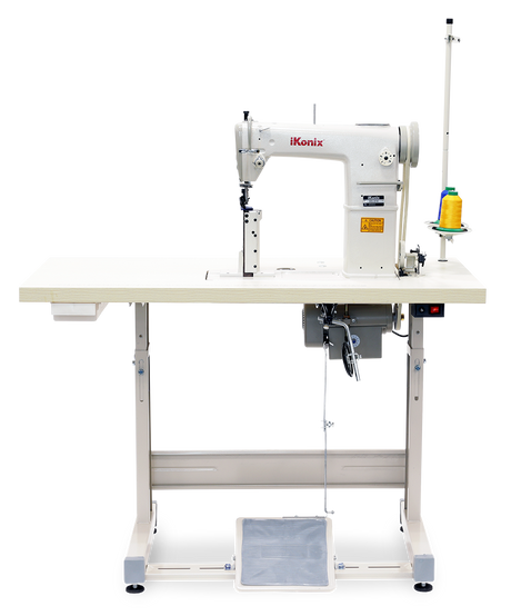 Features and benefits of iKonix Single-Needle Industrial Sewing Machine - KS-810 