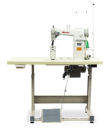 iKonix Double-Needle Industrial Sewing Machine - KS-820 (includes table, stand, servo motor & LED light) 