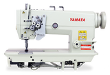 Yamata Double-Needle Lockstitch Industrial Sewing Machine - FY875 (includes table, stand, servo motor & LED light) 