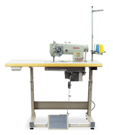 Yamata Double-Needle Lockstitch Industrial Sewing Machine - FY875 (includes table, stand, servo motor & LED light) 