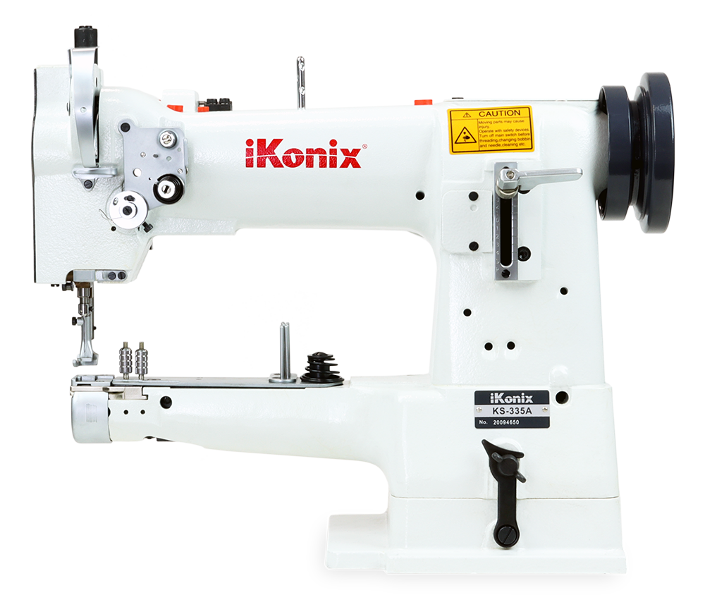 iKonix Cylinder-Bed Lockstitch Sewing Machine - KS-335A (includes table,  stand, & servo motor)