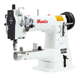 iKonix Cylinder-Bed Lockstitch Sewing Machine - KS-335A (includes table, stand, & LED light) 