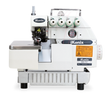 iKonix High-Speed Five-Thread Overlock Industrial Sewing Machine KS-757A (Includes Fully Submergible Table, Stand, Servo Motor & LED Light) 