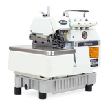 iKonix High-Speed Five-Thread Overlock Industrial Sewing Machine KS-757A (Includes Fully Submergible Table, Stand, Servo Motor & LED Light) 