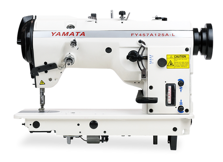 Yamata High-Speed Zigzag Industrial Sewing Machine - FY457-125L (includes table, stand, servo motor & LED light) 