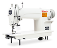 iKonix Flat-Bed Lockstitch Industrial Sewing Machine - KS-8700 (includes table, stand, servo motor & LED light) 