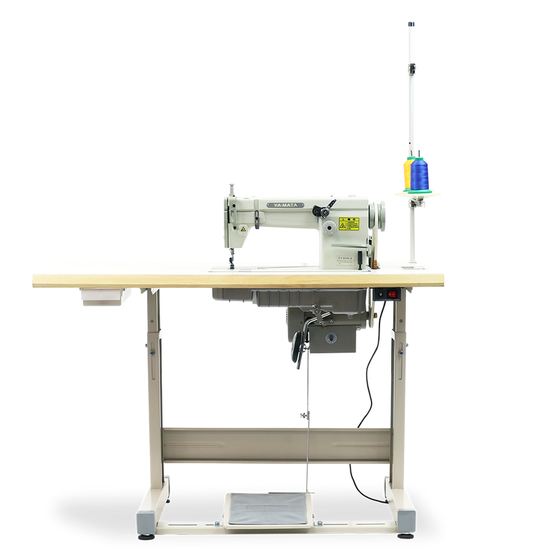 Yamata Single-Needle Chainstitch Industrial Sewing Machine - FY0058A-1 (includes table, stand, servo motor & LED light) 