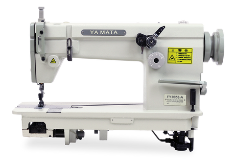 Yamata Single-Needle Chainstitch Industrial Sewing Machine - FY0058A-1 (includes table, stand, servo motor & LED light) Yamata Single-Needle Chainstitch Industrial Sewing Machine - FY0058A-1 (includes table, stand, servo motor & LED light) 