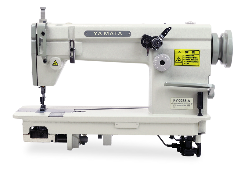 Yamata Single-Needle Chainstitch Industrial Sewing Machine - FY0058A-1 (includes table, stand, servo motor & LED light) Yamata Single-Needle Chainstitch Industrial Sewing Machine - FY0058A-1 (includes table, stand, servo motor & LED light) 