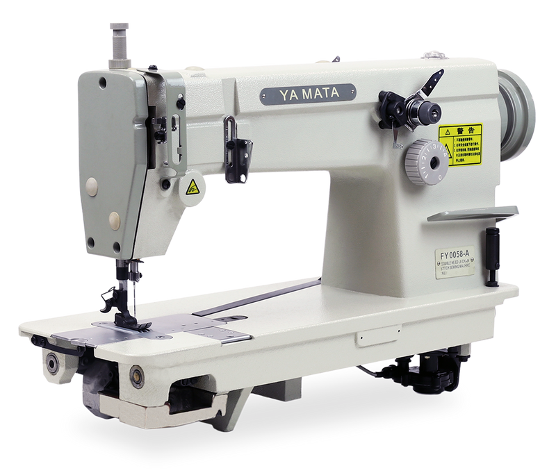 Yamata Single-Needle Chainstitch Industrial Sewing Machine - FY0058A-1 (includes table, stand, servo motor & LED light) 