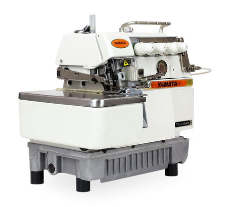 Yamata High-Speed Four-Thread Industrial Sewing Machine - FY747A (includes table, stand, servo motor & LED light) 