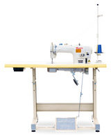 iKonix Flat-Bed Lockstitch Industrial Sewing Machine - KS-8700B (includes table, stand & LED light) 