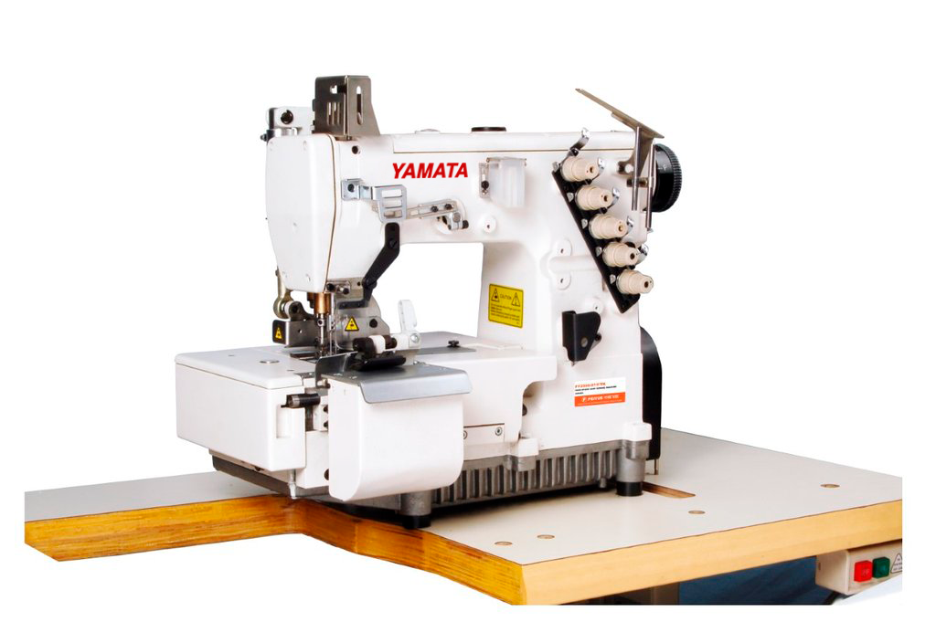 Yamata High-Speed Coverstitch Sewing Machine (includes table, stand,  & servo motor)